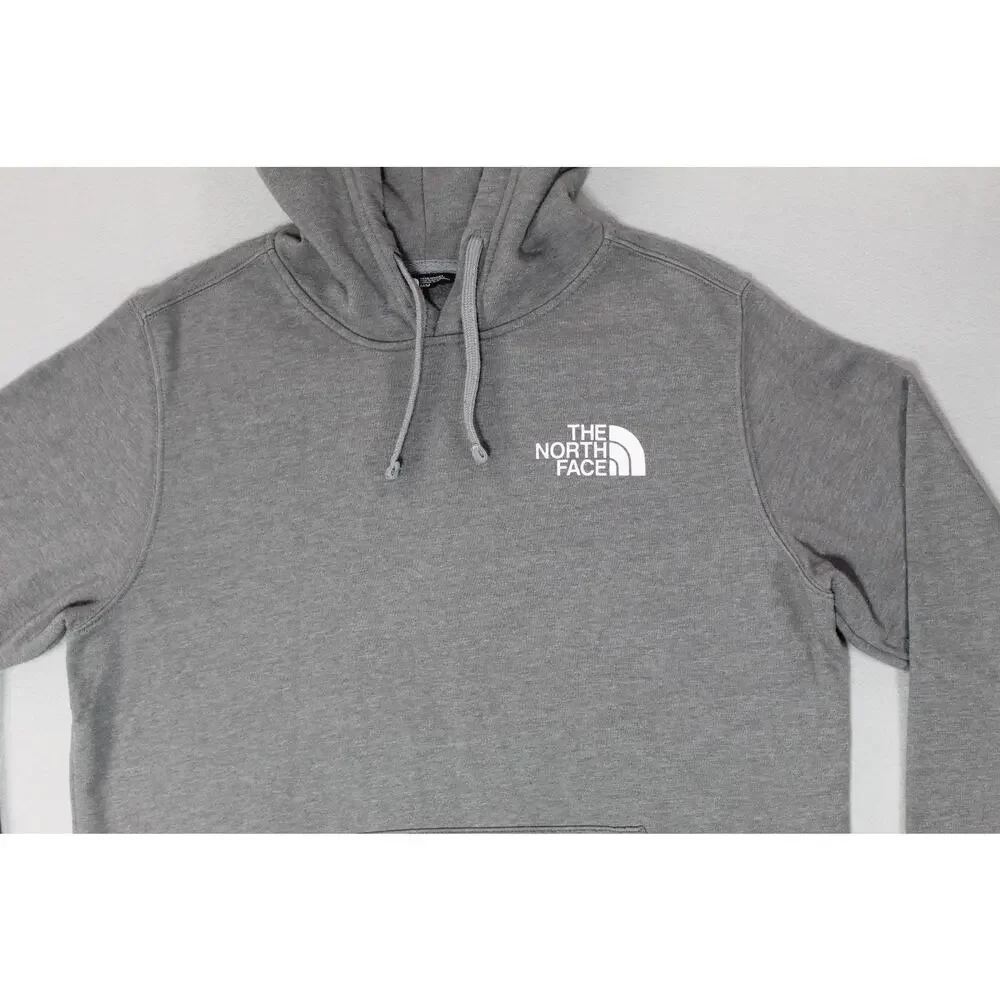 The North Face Gray Pullover Hoodie Sweatshirt Mens Medium